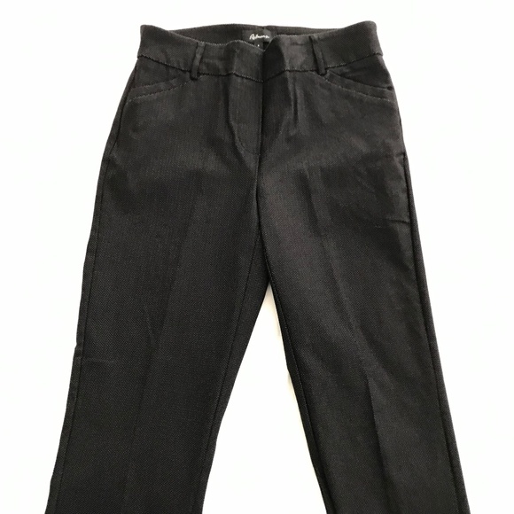 Reitmans Ankle Cut Dotted Pants Size 8 Black - Picture 1 of 7